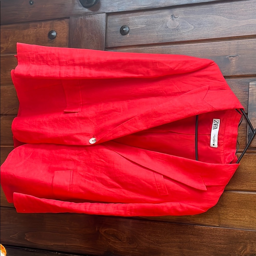 Zara Red Blazer